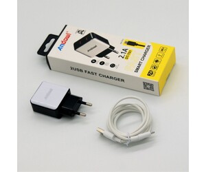 ΦΟΡΤΙΣΤΗΣ micro-USB ΜΕ 2 ΘΥΡΕΣ 2.1A ANDOWL PH-AN-DTT01