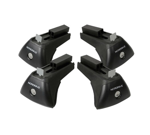 KIT ΑΚΡΑ (ΠΟΔΙΑ) RAIL-X ΓΙΑ ΑΛΟΥΜΙΝΙΟΥ ΜΠΑΡΕΣ QUADRA NORDRIVE ME FLUSH RAILING ME ΚΛΕΙΔΙ - 4 TEM.