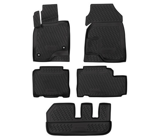 ΠΑΤΑΚΙΑ ΣΕ ΣΚΑΦΗ TPE ΛΑΣΤΙΧΟ ΓΙΑ CHEVROLET CAPTIVA 5D 2011-2015  ΣΕ ΜΑΥΡΟ ΧΡΩΜΑ NOVLINE - 5 ΤΕΜ.