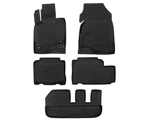 ΠΑΤΑΚΙΑ ΣΕ ΣΚΑΦΗ TPE ΛΑΣΤΙΧΟ ΓΙΑ CHEVROLET CAPTIVA 5D 2011-2015  ΣΕ ΜΑΥΡΟ ΧΡΩΜΑ NOVLINE - 5 ΤΕΜ.