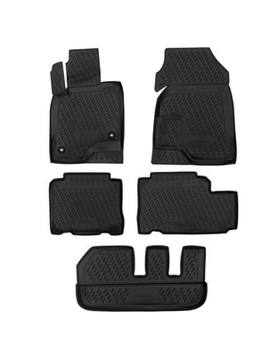 ΠΑΤΑΚΙΑ ΣΕ ΣΚΑΦΗ TPE ΛΑΣΤΙΧΟ ΓΙΑ CHEVROLET CAPTIVA 5D 2011-2015  ΣΕ ΜΑΥΡΟ ΧΡΩΜΑ NOVLINE - 5 ΤΕΜ.