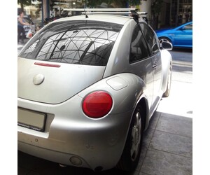 KIT ΜΕ ΜΠΑΡΕΣ ΟΡΟΦΗΣ ΓΙΑ VW BEETLE 3D 1998+ ΑΛΟΥΜΙΝΙΟΥ TEMA MENABO (AL1-3360-FIX016G)-2 ΤΕΜ.