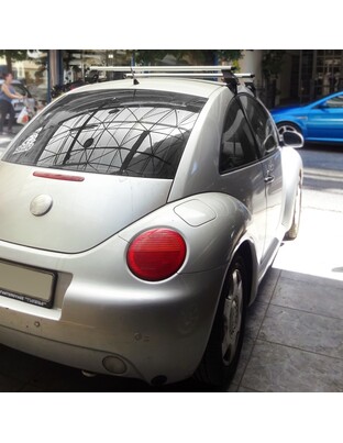 KIT ΜΕ ΜΠΑΡΕΣ ΟΡΟΦΗΣ ΓΙΑ VW BEETLE 3D 1998+ ΑΛΟΥΜΙΝΙΟΥ TEMA MENABO (AL1-3360-FIX016G)-2 ΤΕΜ.