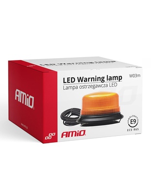 Amio - ΦΑΡΟΣ ΜΑΓΝΗΤΙΚΟΣ W03M 12V/24V 36LED ΠΟΡΤΟΚΑΛΙ IP56 136X87mm - 1 ΤΕΜ. (02295/AM)