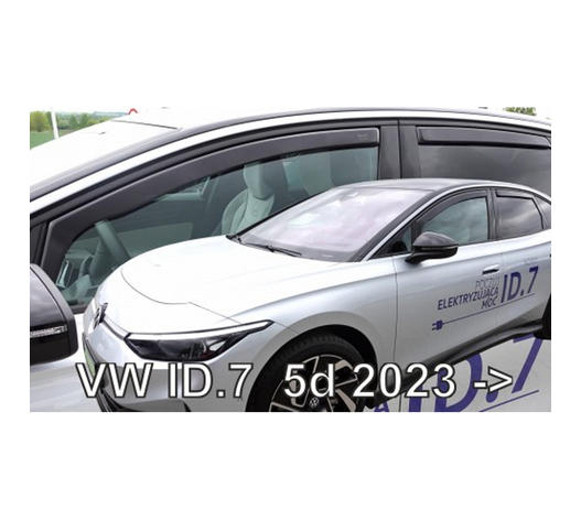 ΑΝΕΜΟΘΡΑΥΣΤΕΣ ΓΙΑ VW ID.7 5D 2023+ ΣΕΤ ΑΥΤΟΚΙΝΗΤΟΥ ΑΠΟ ΕΥΚΑΜΠΤΟ ΦΙΜΕ ΠΛΑΣΤΙΚΟ HEKO - 4 ΤΕΜ.
