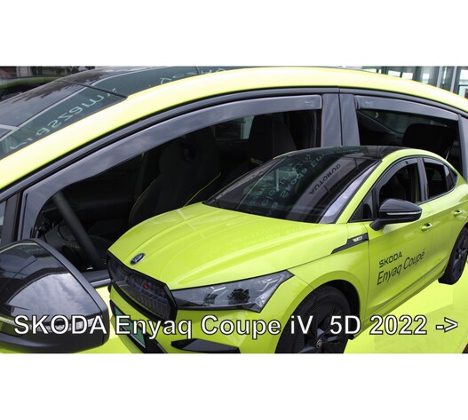 ΑΝΕΜΟΘΡΑΥΣΤΕΣ ΓΙΑ SKODA ENYAQ COUPE 5D 2022+? ΣΕΤ ΑΥΤΟΚΙΝΗΤΟΥ ΑΠΟ ΕΥΚΑΜΠΤΟ ΦΙΜΕ ΠΛΑΣΤΙΚΟ HEKO - 4 ΤΕΜ.