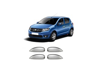 ΧΕΡΟΥΛΙΑ ΠΟΡΤΑΣ ΓΙΑ DACIA SANDERO 2 4D 2013+  ΧΡΩΜΙΟ ΜΕΤΑΛΛΙΚΑ 4ΤΕΜ