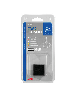 ΚΛΙΠ STRATCH ΣΥΓΚΡΑΤΗΣΗΣ ΑΝΤΙΚΕΙΜΕΝΩΝ ΒΙΔΩΤΑ 35x35mm PRESSOTEX CLIPS  LAMPA - 2 ΤΕΜ