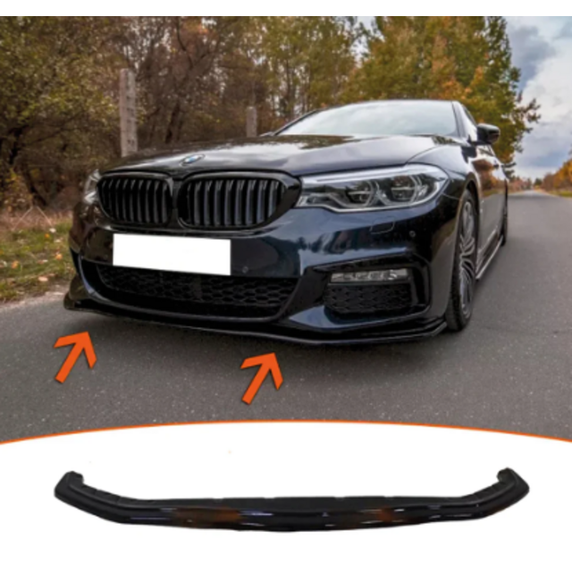 Lip spoiler μαύρο πλαστικό γυαλιστερό - BMW Σειρά 5 G30 / G31 M SPORT 2017+
