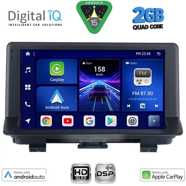 DIGITAL IQ BXC 3012_CPAA (9inc) MULTIMEDIA TABLET for AUDI Q3 mod. 2013-2018 (High Version)