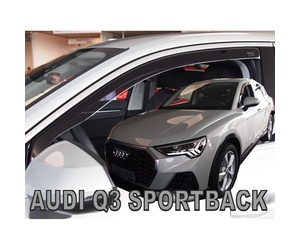 ΑΝΕΜΟΘΡΑΥΣΤΕΣ ΓΙΑ AUDI Q3 5D SPORTBACK 2020-2021 ΖΕΥΓΑΡΙ ΑΠΟ ΕΥΚΑΜΠΤΟ ΦΙΜΕ ΠΛΑΣΤΙΚΟ HEKO - 2 ΤΕΜ.