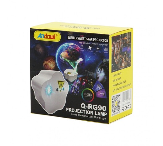 ΦΩΤΟΡΥΘΜΙΚΟ mini ΠΡΟΤΖΕΚΤΟΡΑΣ RGB ANDOWL Q-RG90