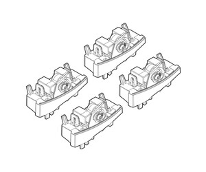ΑΚΡΑ ΓΙΑ ΜΠΑΡΕΣ NORDRIVE ΓΙΑ OPEL CORSA E 3D/5D 12/14+ KIT