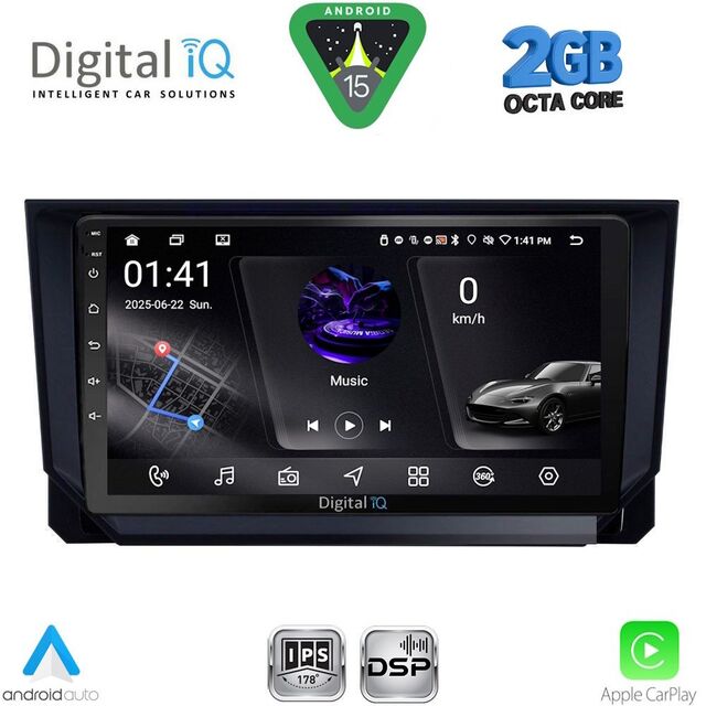 DIGITAL IQ RSF 4573_CPA (9inc) MULTIMEDIA TABLET for SEAT ARONA - IBIZA mod. 2018-2026