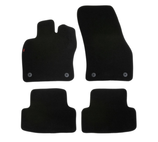 ΠΑΤΑΚΙΑ EXECUTIVE ΜΟΚΕΤΑ ΓΙΑ SEAT ATECA 5D 07/2016+ ΣΕ ΜΑΥΡΟ ΧΡΩΜΑ ME ΚΟΥΜΠΩΜΑΤΑ LAMPA - 4 ΤΕΜ.