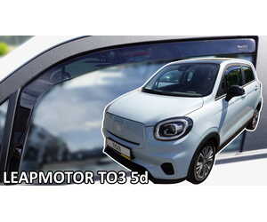 Heko - Ανεμοθραύστες Παραθύρων Για Leapmotor T03 2020 > 5πορτο υλικό Acrylic Χρώμα Φιμέ - 2 τεμ. (ΑΝΕΜ.29119)
