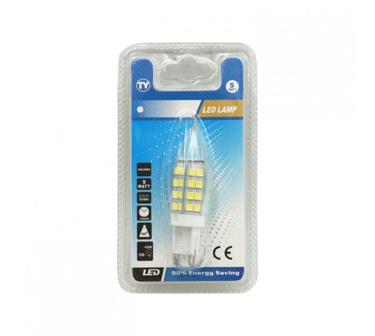LED ΛΑΜΠΑ 5W ΛΕΥΚΟ TY-60016