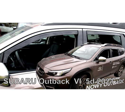 Heko - Ανεμοθραύστες Παραθύρων Για Subaru Outback (BT) 2021 > 5πορτο Hatchback/SUV υλικό Acrylic Χρώμα Φιμέ - 4 τεμ. (ΑΝΕΜ.SET28532)