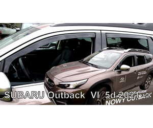 Heko - Ανεμοθραύστες Παραθύρων Για Subaru Outback (BT) 2021 > 5πορτο Hatchback/SUV υλικό Acrylic Χρώμα Φιμέ - 4 τεμ. (ΑΝΕΜ.SET28532)