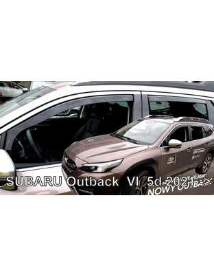 Heko - Ανεμοθραύστες Παραθύρων Για Subaru Outback (BT) 2021 > 5πορτο Hatchback/SUV υλικό Acrylic Χρώμα Φιμέ - 4 τεμ. (ΑΝΕΜ.SET28532)