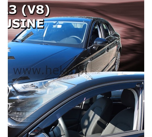 ΑΝΕΜΟΘΡΑΥΣΤΕΣ ΓΙΑ AUDI A3 4D/5D HTB / WAGON / LIMUSINE 2012-2020 ΖΕΥΓΑΡΙ ΑΠΟ ΕΥΚΑΜΠΤΟ ΦΙΜΕ ΠΛΑΣΤΙΚΟ HEKO - 2 ΤΕΜ.