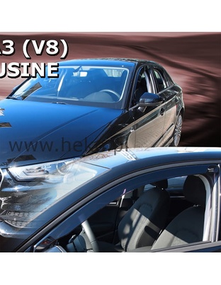 ΑΝΕΜΟΘΡΑΥΣΤΕΣ ΓΙΑ AUDI A3 4D/5D HTB / WAGON / LIMUSINE 2012-2020 ΖΕΥΓΑΡΙ ΑΠΟ ΕΥΚΑΜΠΤΟ ΦΙΜΕ ΠΛΑΣΤΙΚΟ HEKO - 2 ΤΕΜ.