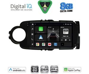 DIGITAL IQ BXF 7737BL_CPAA (9inc) MULTIMEDIA TABLET for TOYOTA YARIS mod. 2011-2015 (BLACK)
