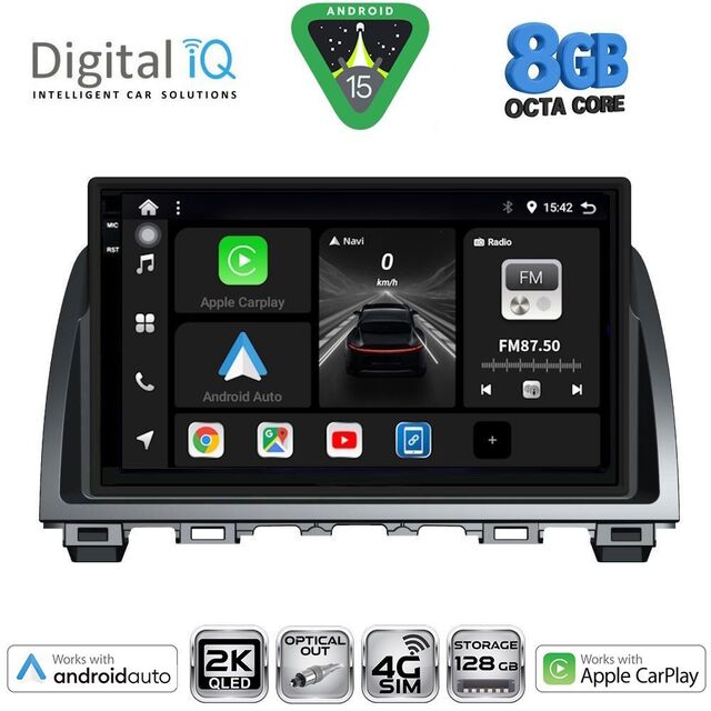 DIGITAL IQ BXK 20378_CPAA (9inc) MULTIMEDIA TABLET for MAZDA 6 mod. 2012-2017
