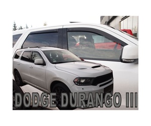 ΑΝΕΜΟΘΡΑΥΣΤΕΣ ΓΙΑ DODGE DURANGO 5D 2011+ ΣΕΤ ΑΥΤΟΚΙΝΗΤΟΥ ΑΠΟ ΕΥΚΑΜΠΤΟ ΦΙΜΕ ΠΛΑΣΤΙΚΟ HEKO - 4 ΤΕΜ.