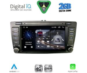 DIGITAL IQ BLF 305_CPA (8” DECK) MULTIMEDIA SYSTEM for SKODA OCTAVIA mod. 2005-2012