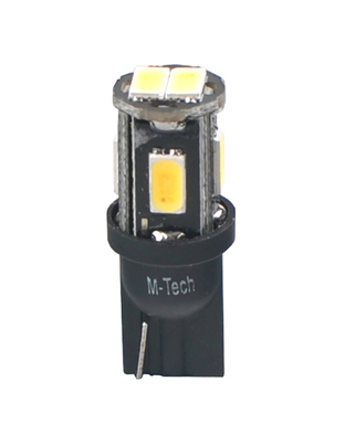 T10 W5W 12V W2.1x9.5d 1,5W 4xHP LED ΛΕΥΚΟ CAN-BUS BLISTER 2ΤΕΜ. M-TECH