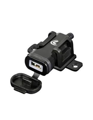 ΦΟΡΤΙΣΤΗΣ USB ΜΕ ΦΙΣ ΑΝΑΠΤΗΡΑ ΚΑΙ ΚΑΛΩΔΙΟ 150cm 12/24V 2,4A  ΑΔΙΑΒΡΟΧΟΣ