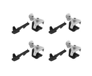CLAMP KIT ΑΚΡΑ (ΠΟΔΙΑ) ΓΙΑ ΜΠΑΡΕΣ SNAP STEEL K-6 NORDRIVE - 4 TEM.