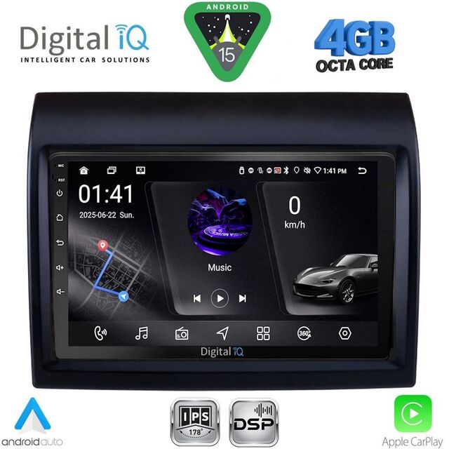 DIGITAL IQ RSG 6140_CPA (9inc) MULTIMEDIA TABLET for FIAT DUCATO mod. 2006-2011