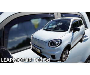 Heko - Ανεμοθραύστες Παραθύρων Για Leapmotor T03 2020 > 5πορτο υλικό Acrylic Χρώμα Φιμέ - 4 τεμ. (ΑΝΕΜ.SET29120)