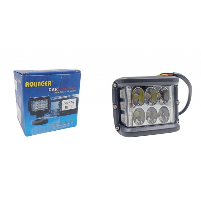 LED ΠΡΟΒΟΛΑΚΙ 36W ΛΕΥΚΟ/ΜΠΛΕ VOL-S3018F4-B