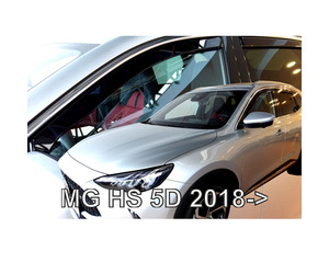 ΑΝΕΜΟΘΡΑΥΣΤΕΣ ΓΙΑ MG MG3 III 5D 2024+ ΖΕΥΓΑΡΙ ΑΠΟ ΕΥΚΑΜΠΤΟ ΦΙΜΕ ΠΛΑΣΤΙΚΟ HEKO - 2 ΤΕΜ.