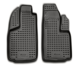 ΠΑΤΑΚΙΑ ΣΕ ΣΚΑΦΗ TPE ΛΑΣΤΙΧΟ ΓΙΑ FIAT DOBLO CARGO 2001-2009  ΣΕ ΑΝΘΡΑΚΙ ΣΚΟΥΡΟ ΓΚΡΙ ΧΡΩΜΑ NOVLINE - 2 ΤΕΜ.