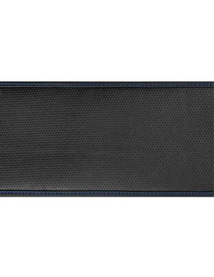ΚΑΛΥΜΜΑ ΤΙΜΟΝΙΟΥ ΦΟΡΤΗΓΟΥ 46/48cm (L) SKIN-COVER ΜΑΥΡΟ ΜΕ ΜΠΛΕ ΡΑΦΗ ΕΛΑΣΤΙΚΟ 2mm ΠΑΧΟΣ