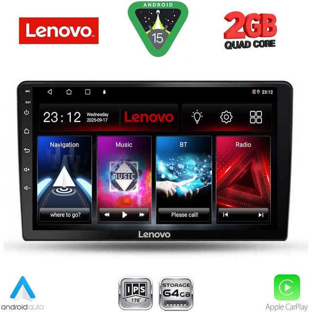LENOVO LVD 2702_CPA (9inc) MULTIMEDIA TABLET for TOYOTA AURIS mod. 2007-2012