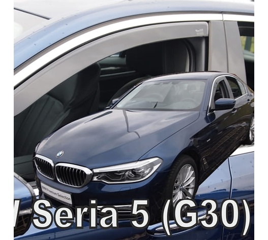 ΑΝΕΜΟΘΡΑΥΣΤΕΣ ΓΙΑ BMW ΣΕΙΡΑ 5 G30 / G31 4D/5D 2017-2021 ΖΕΥΓΑΡΙ ΑΠΟ ΕΥΚΑΜΠΤΟ ΦΙΜΕ ΠΛΑΣΤΙΚΟ HEKO - 2 ΤΕΜ.
