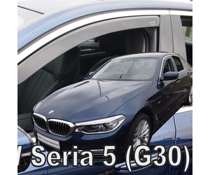 ΑΝΕΜΟΘΡΑΥΣΤΕΣ ΓΙΑ BMW ΣΕΙΡΑ 5 G30 / G31 4D/5D 2017-2021 ΖΕΥΓΑΡΙ ΑΠΟ ΕΥΚΑΜΠΤΟ ΦΙΜΕ ΠΛΑΣΤΙΚΟ HEKO - 2 ΤΕΜ.