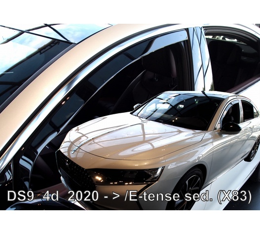 ΑΝΕΜΟΘΡΑΥΣΤΕΣ ΓΙΑ DS 9 (X83) 4D E-TENSE 2020+  ΣΕΤ ΑΥΤΟΚΙΝΗΤΟΥ ΑΠΟ ΕΥΚΑΜΠΤΟ ΦΙΜΕ ΠΛΑΣΤΙΚΟ HEKO - 4 ΤΕΜ.