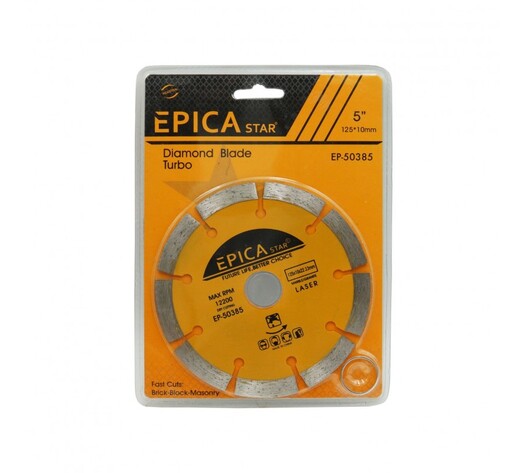 ΔΙΑΜΑΝΤΟΔΙΣΚΟΣ TURBO 5" 125*10mm EPICA STAR TO-EP-50385