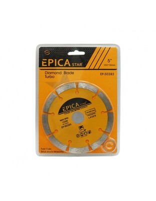 ΔΙΑΜΑΝΤΟΔΙΣΚΟΣ TURBO 5" 125*10mm EPICA STAR TO-EP-50385