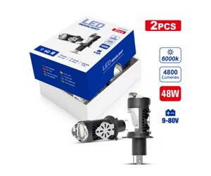 RCHANG ΣΕΤ LED ΛΑΜΠΕΣ ΑΥΤΟΚΙΝΗΤΟΥ L10-H4 48W W16662-2