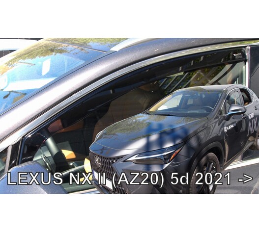 ΑΝΕΜΟΘΡΑΥΣΤΕΣ ΓΙΑ LEXUS NX (AZ20) 5D 2021+?  ΖΕΥΓΑΡΙ ΑΠΟ ΕΥΚΑΜΠΤΟ ΦΙΜΕ ΠΛΑΣΤΙΚΟ HEKO - 2 ΤΕΜ.