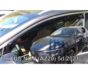 ΑΝΕΜΟΘΡΑΥΣΤΕΣ ΓΙΑ LEXUS NX (AZ20) 5D 2021+?  ΖΕΥΓΑΡΙ ΑΠΟ ΕΥΚΑΜΠΤΟ ΦΙΜΕ ΠΛΑΣΤΙΚΟ HEKO - 2 ΤΕΜ.