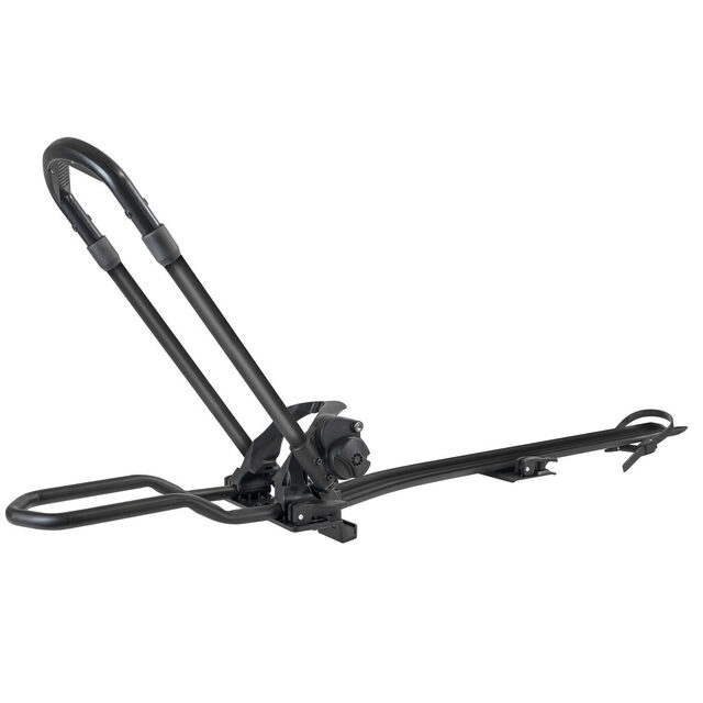 Menabo - Βάση Ποδηλάτου Οροφής Clover SX Black Αριστερή για 1 Ποδήλατο έως 25kg, E-Bike, Fat Bike και MTB με Διπλό Αντικλεπτικό Σύστημα σε μαύρο χρώμα - 1 Τεμ. (14850/MB)