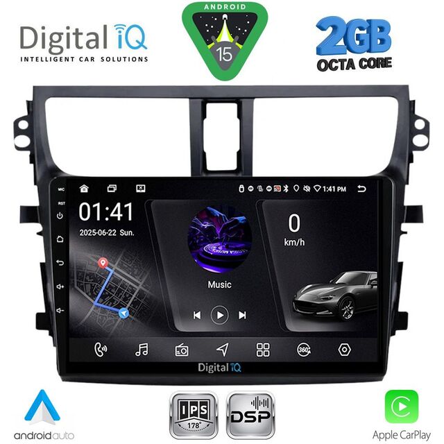 DIGITAL IQ RSF 4674_CPA (9inc) MULTIMEDIA TABLET for SUZUKI CELERIO mod. 2015-2021